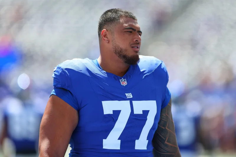 Daniel Faalele traded for a late-round 2027 draft pick