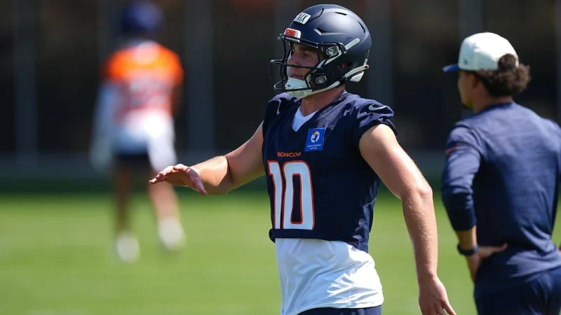 Bo Nix sparks Broncos practice altercation on Day 13 — Denver Broncos Practice Altercation