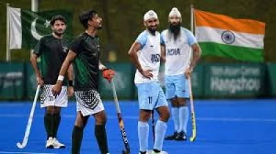 India lead Pakistan 5-2 after Hardik Singh’s penalty stroke in Hockey World Cup 2026