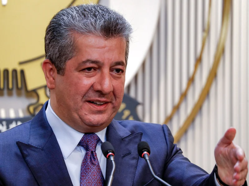Masrour Barzani's Kurdistan office hit by two drones from Iran