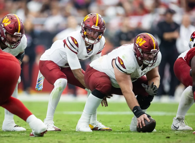 Tyler Biadasz carted off Tuesday after left knee injury