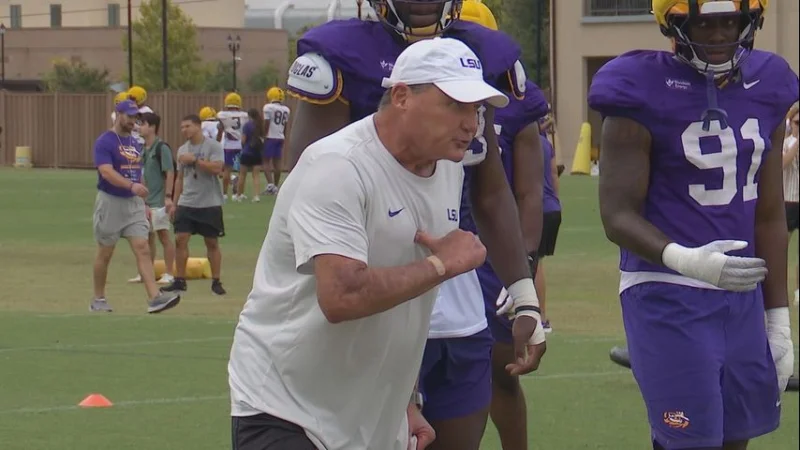 Ed Orgeron’s return to LSU has been a constant presence since May