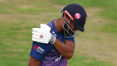 Emilio Gay Cricket: Durham opener retires hurt with shoulder injury before Pakistan Tests