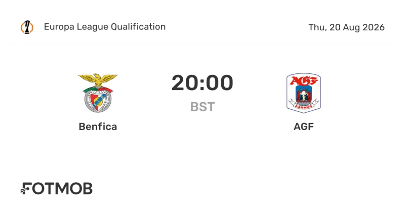 Benfica Vs Agf is a first-time meeting with no room for complacency in Europa League Qualification