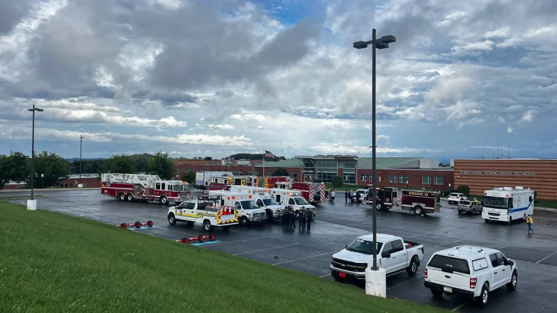 Anthony Williams says Eastern York High School damaged in Columbia, Pa storms