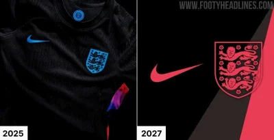 England Women's National Football Team: black away shirt leaked for 2027 World Cup, says Footy Headlines