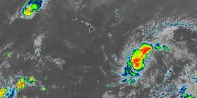 National Hurricane Center Forms Tropical Depression Two-C advisory near Hawaii