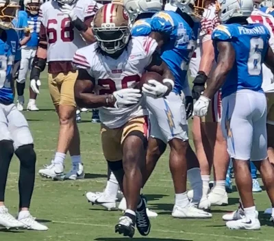 Kaelon Black’s first 11-on-11 action since Day 6 gives 49ers another encouraging look