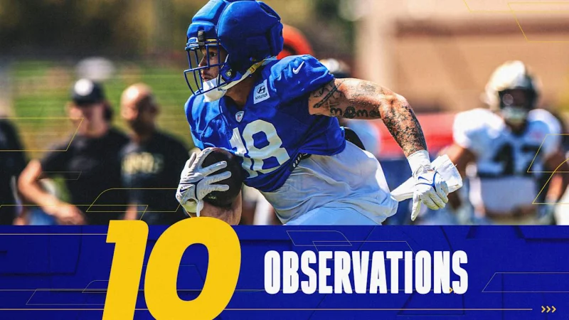 Los Angeles Rams’ second and final joint practice with the Saints was shortened, but the work still mattered