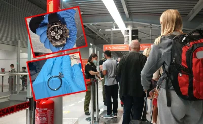 Mazowiecka KAS ujawnia ponad 550 tys. zł biżuterii na Chopin Airport Warsaw