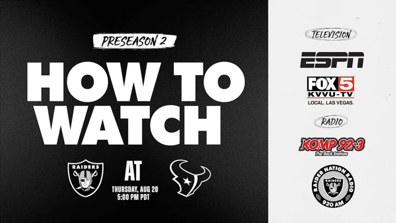 Week 16 Raiders Vs Texans at NRG Stadium: What Fans Need to Know