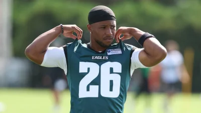 Saquon Barkley says Patriots have a good chance of going very far after Eagles joint practices — Saquon Barkley Eagles Patriots