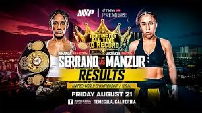 Amanda Serrano puts unified WBA and WBO featherweight titles on the line in first-ever championship boxing event on TikTok LIVE