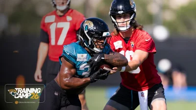 Bhayshul Tuten Says Ventrell Miller Readies Jaguars for Larger Workload