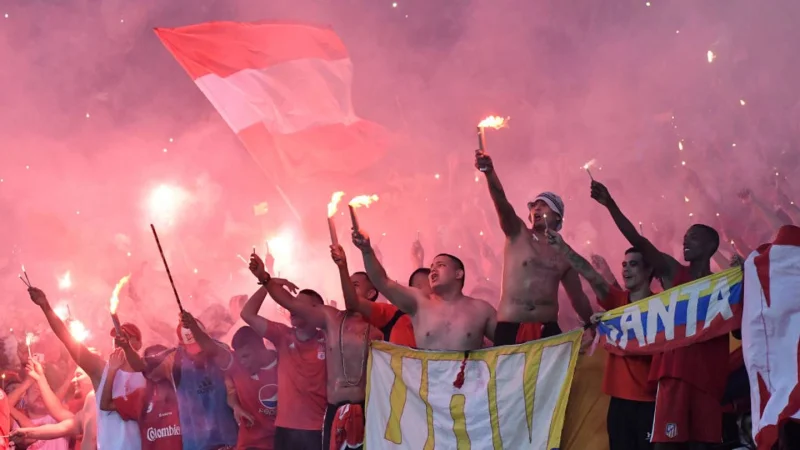 Match stopped in the 32nd minute at El Campín: Independiente Santa Fe Vs América De Cali Positions unresolved after unrest