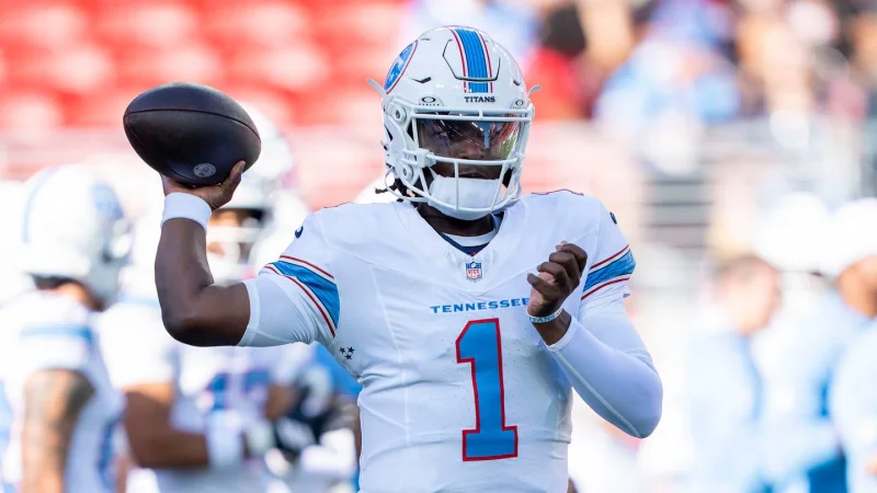 Cam Ward goes 5-of-12 for 57 yards in first 2026 preseason game — the accuracy questions are not gone yet