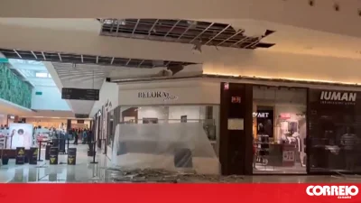 Bombeiros Voluntários de Paço de Arcos respondem a colapso no Oeiras Park