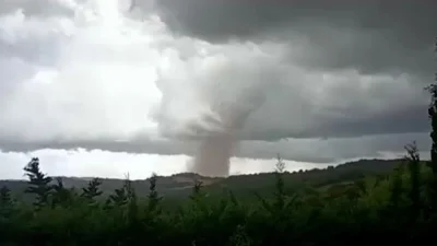 Euronews reports Tornado In France damage in Aude