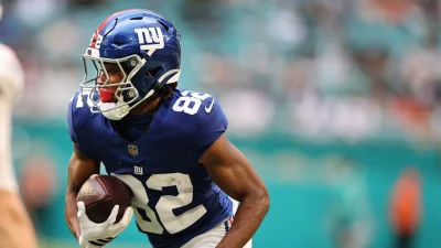 Calvin Austin's serious knee injury at Tuesday practice could shake up the Giants' receiver plans