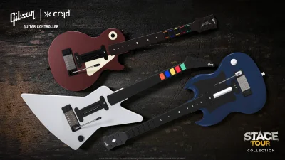 CRKD Gives Guitar Hero Three Gibson Controllers for Stage Tour