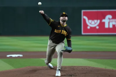 Casey Mize leaves start after 2 2/3 innings with right ankle sprain — Mize’s Padres stint is suddenly under real pressure