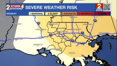 Storms Build Over Louisiana Monday With Rain Radar Watching 108 Degrees