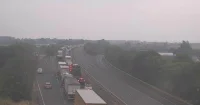 North Wales Police closes A55 Traffic Abergele on both carriageways