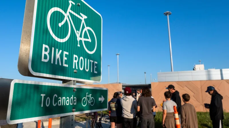 Bike ride across the Gordie Howe International Bridge offered a small reason for hope — Gordie Howe
