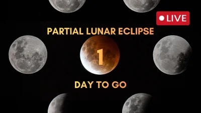 Daisy tracks Lunar Eclipse Blood Moon as 96.2% shadow nears