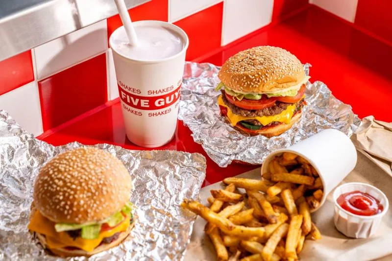 Five Guys unveils buy-one-get-one-free reward for National Burger Day
