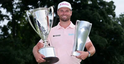 Wyndham Clark Lie Improvement Allegations spark fresh scrutiny after BMW Championship win
