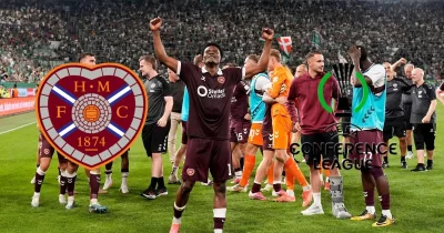 Hearts reach Conference League league phase after Rapid Vienna shootout win — Hibs Game Today