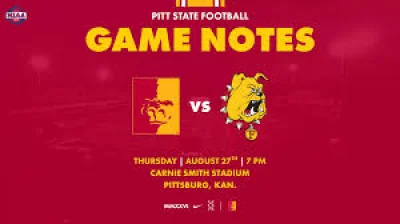 Pitt State Football opens with a heavyweight test as No. 5 Pittsburg State hosts No. 1 Ferris State Thursday night