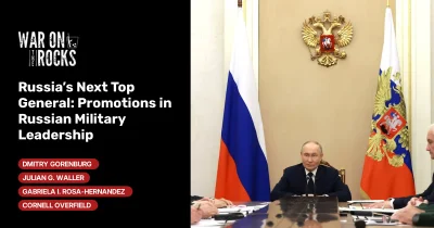Valery Gerasimov Keeps Lead as Russian Armed Forces Elite Shifts
