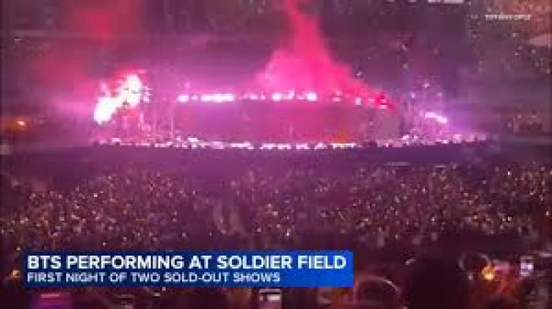 BTS Drives Two Sold-Out Soldier Field Shows in Chicago — Bts Concert In Chicago