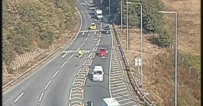 National Highways closes M25 Junction 28 after overturned lorry
