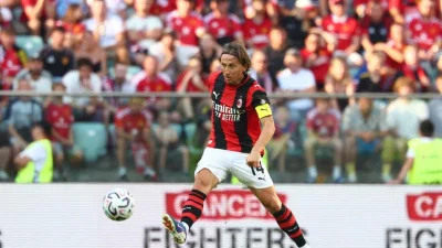 Luka Modric starts in Milan's official XI for Milan - Venice