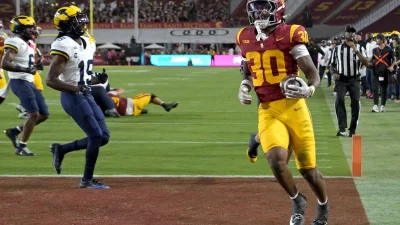 King Miller is projected to rush for 1,000 yards — and USC’s backfield hierarchy may already be tilting his way