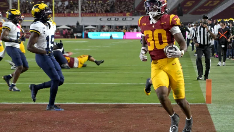 King Miller is projected to rush for 1,000 yards — and USC’s backfield hierarchy may already be tilting his way