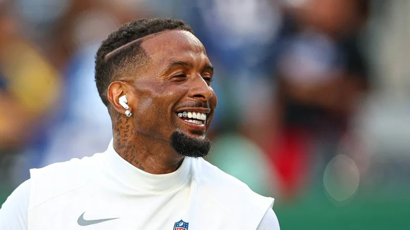 Odell Beckham Jr. would be an unrestricted free agent if released — and Evan Neal questions are really about what kind of veteran he is now
