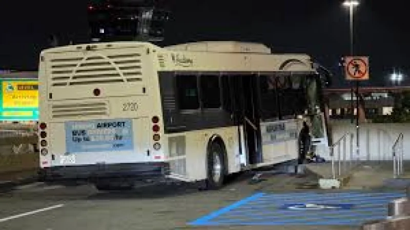 Employee shuttle bus crash injures multiple at Newark Liberty International Airport