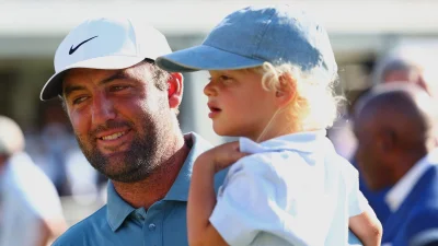 Scottie Scheffler passes Tiger Woods for PGA Tour career earnings with $130,390,661 — Johnson Wagner Scottie Scheffler Pga Tour