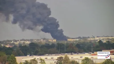 Crews respond to Okc Fire at Oklahoma City salvage yard