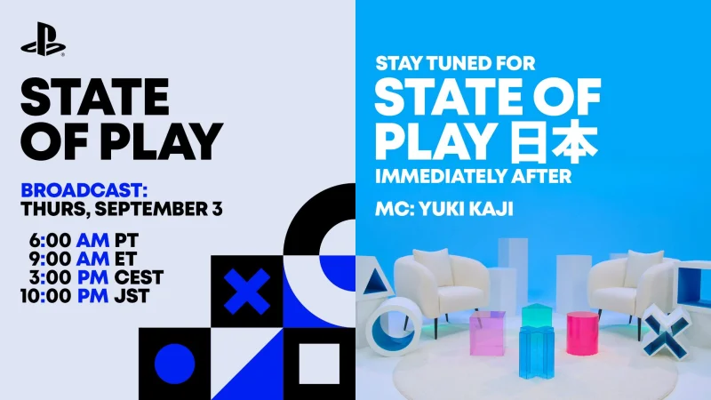 Sony sets two State Of Play streams for September 3