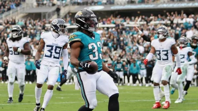 Bhayshul Tuten listed as Jaguars starting running back — the rookie fourth-round pick has forced his way to the front