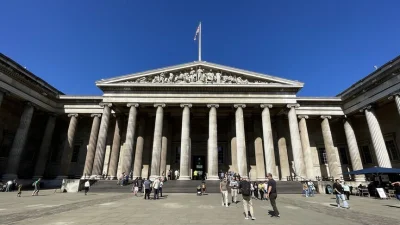 Charlotte Appleyard hosted Peter Thiel at British Museum viewing