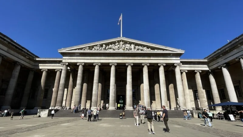 Charlotte Appleyard hosted Peter Thiel at British Museum viewing