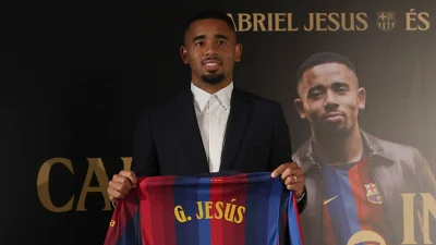 Gabriel Jesus to Barcelona in £8.6m deal on Deadline Day Transfer News Arsenal