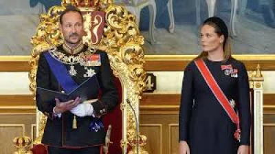 Haakon Viii swears oath before Norway’s parliament with Ingrid Alexandra