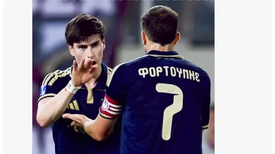 Armando González Alba opens his Olympiacos account with goal and assist in Copa de Grecia win